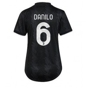 Juventus Danilo #6 kläder Kvinnor 2022-23 Bortatröja Kortärmad